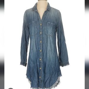 Bella Dahl Chambray Shirt Dress